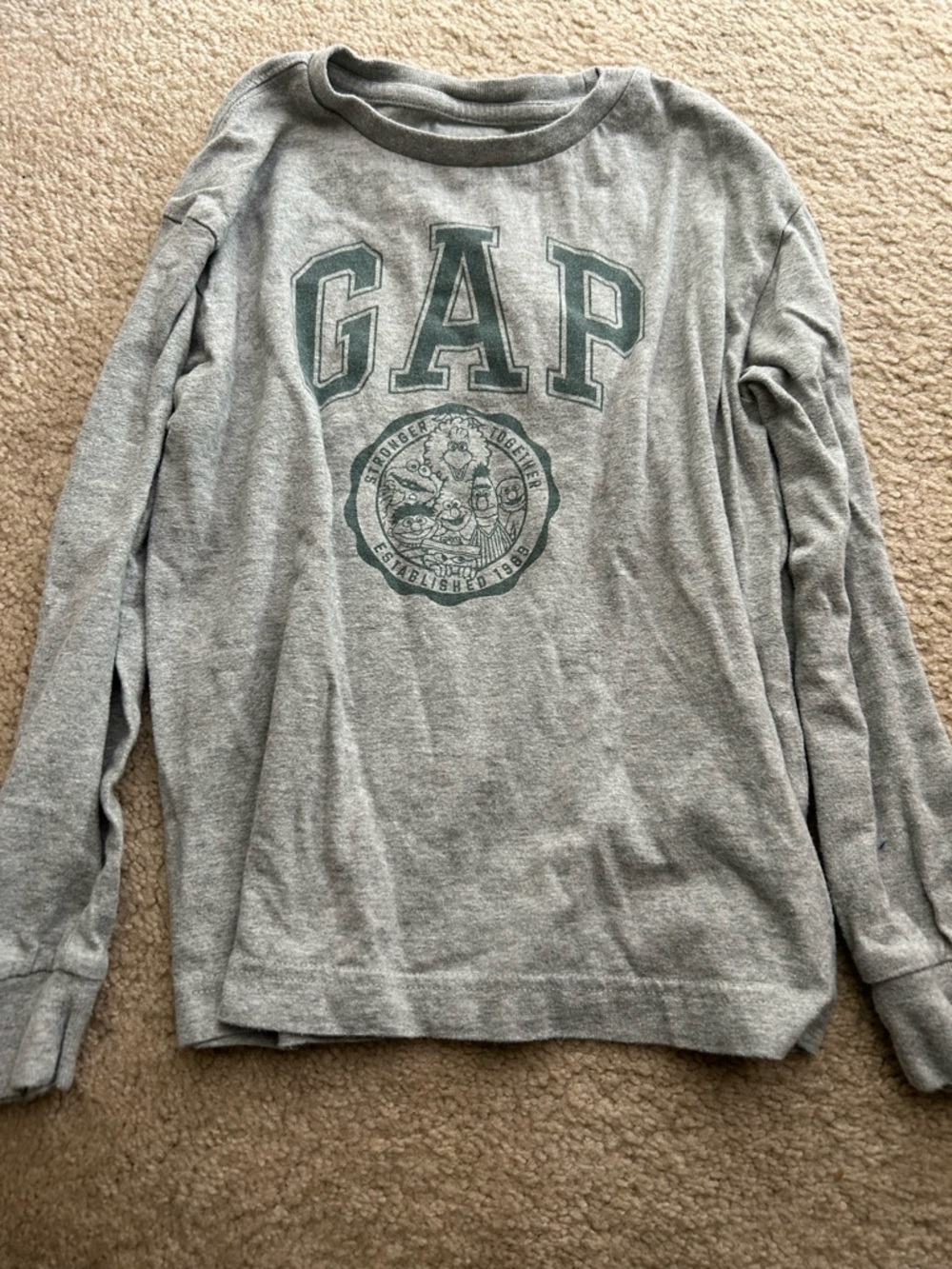 Gap kids small sesame street long sleeve